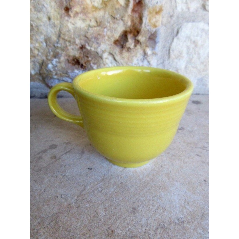 Fiestaware Sunflower Yellow Coffee Cup Homer Laughlin